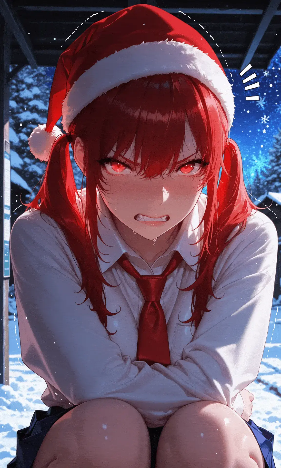 Red-haired anime AI character on CrushOn.AI